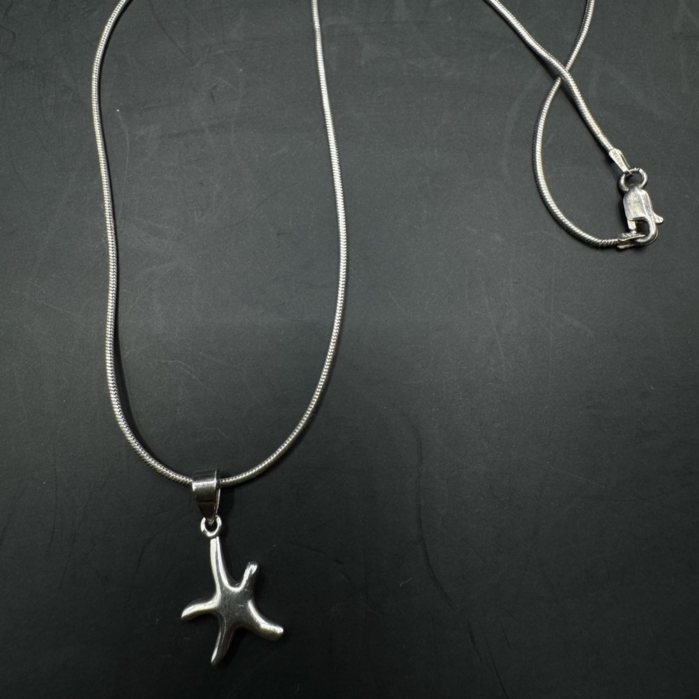Silver 925 Star Pendant Necklace